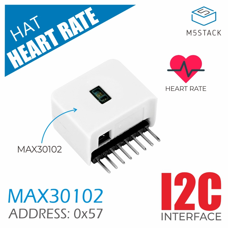 M5Stickc - M5Stack Official M5StickC Heart Rate Hat