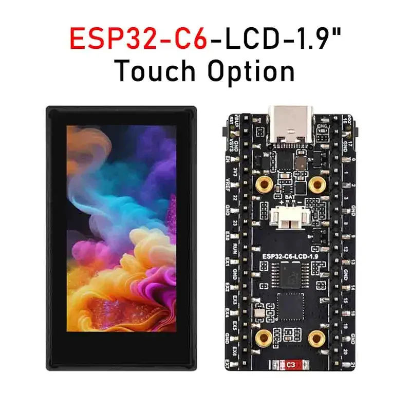 Doit Esp32 - ESP32-C6 1.9-Inch LCD Screen Development Board