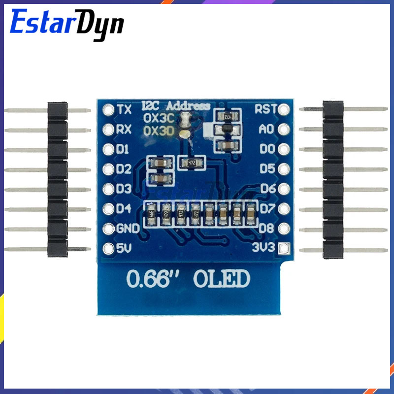 0.66 inch OLED LED LCD Dispaly - огляд і ціна Wemos D1