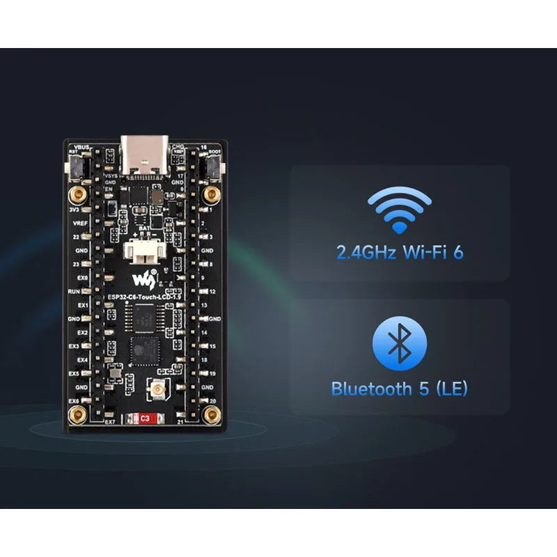 Waveshare ESP32-C6 1.9inch LCD - огляд і ціна Lolin S3