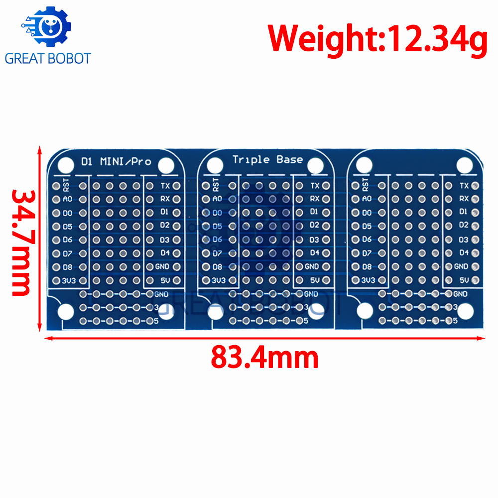 BS Triple Shield WeMos D1 Mini - огляд і ціна Wemos D1 Mini
