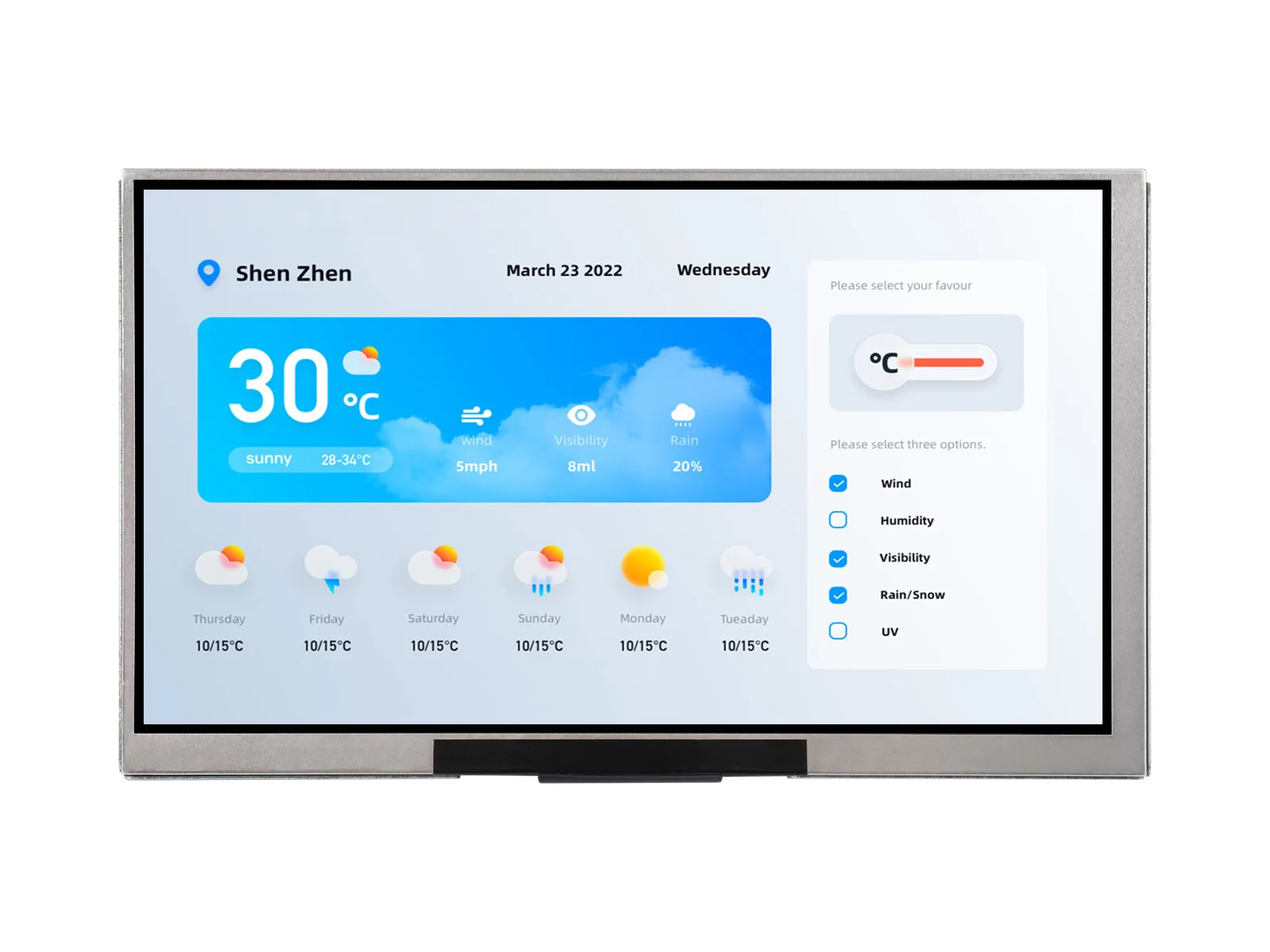 Waveshare ESP32-S3 7inch Displ - огляд і ціна Waveshare Esp32