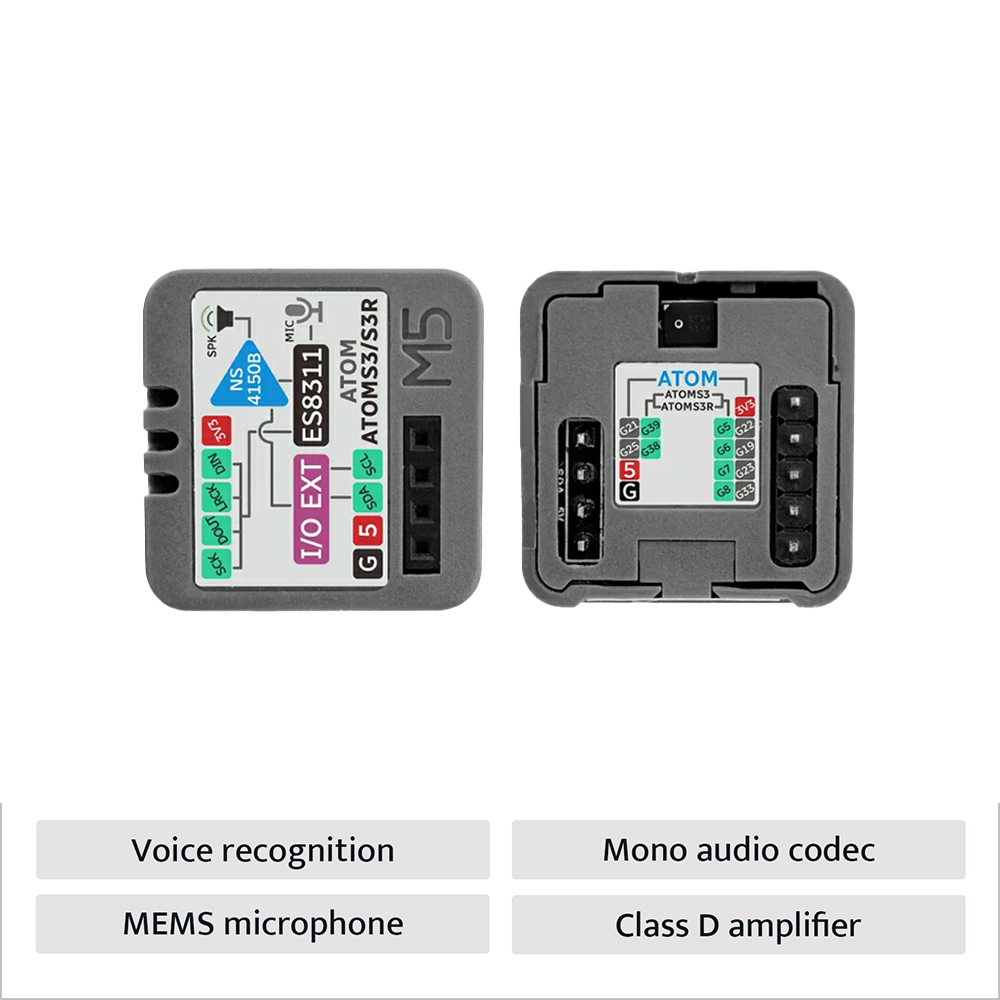 M5Stack Atomic Voice Base ES83 - огляд і ціна M5Stack