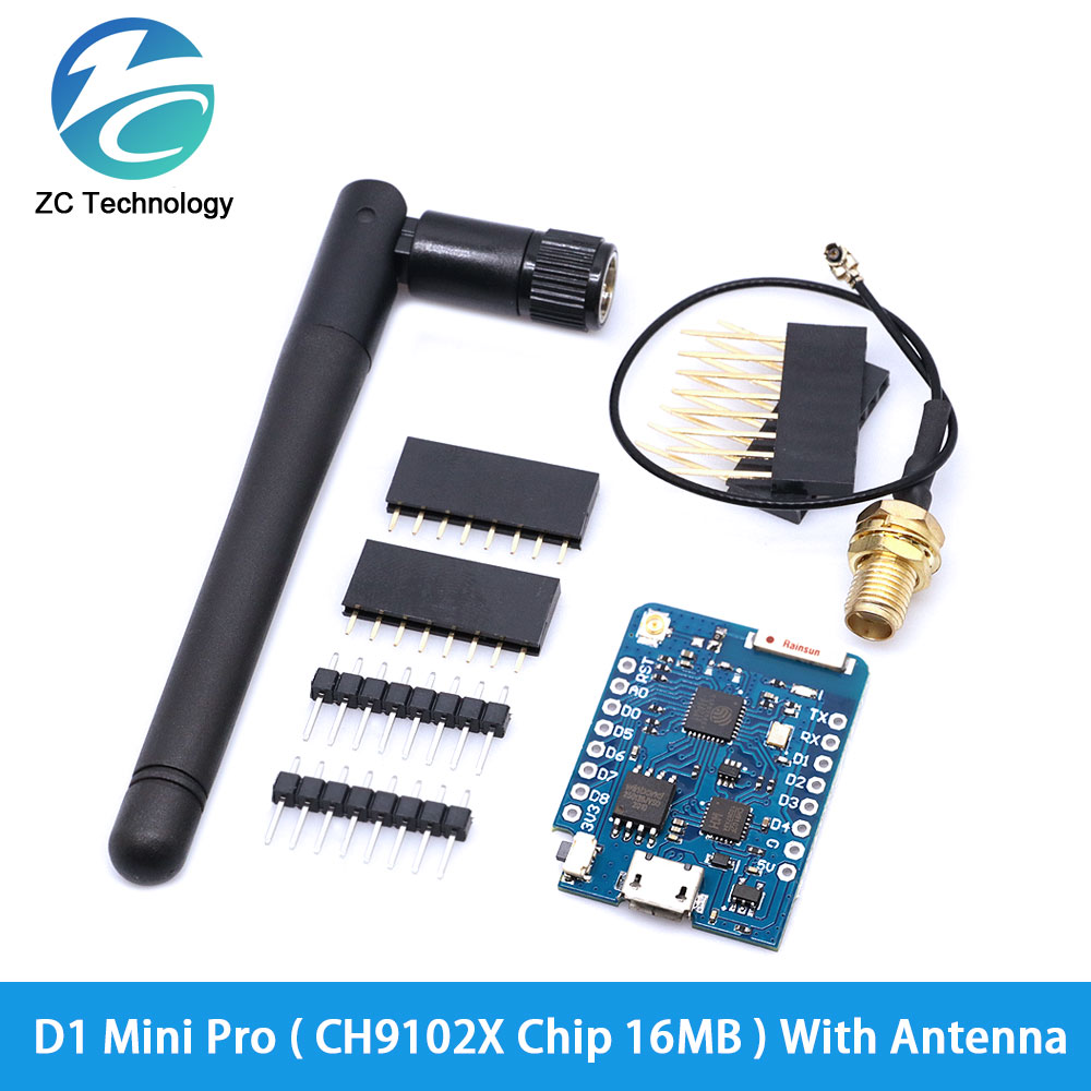 ESP8266 ESP-12 ESP-12F ESP32 C - огляд і ціна D1 Mini Pro