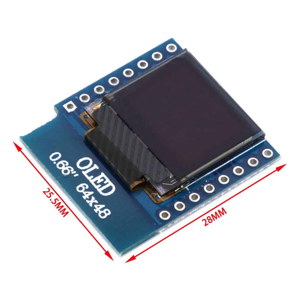 SSD1306 I2C OLED Display for W - огляд і ціна Wemos D1