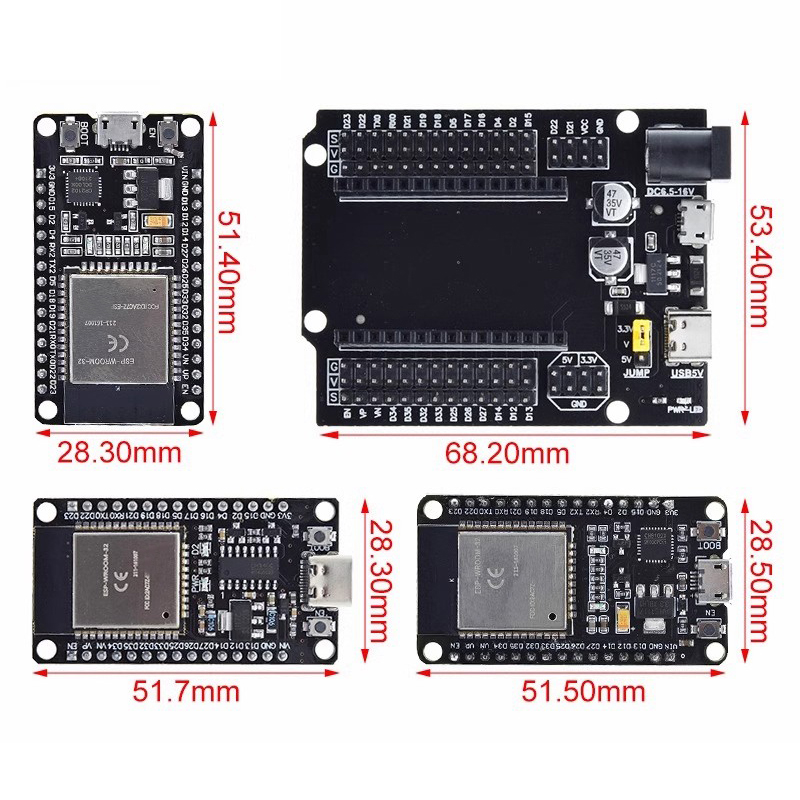 ESP32 Development Board CP2102 - огляд і ціна Nodemcuv2