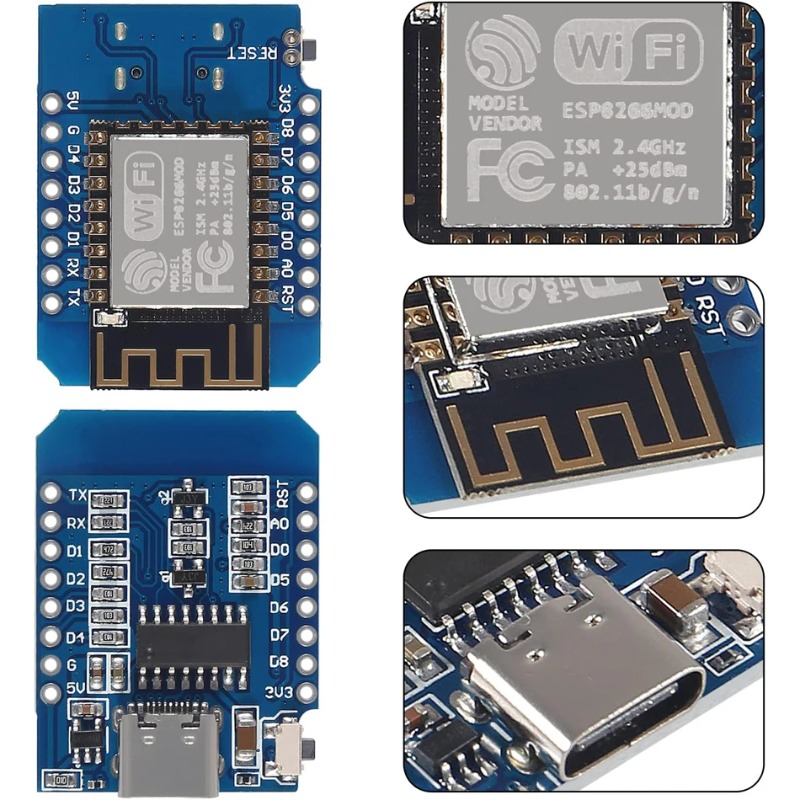 ESP8266 ESP-12F MINI D1 NodeMC - огляд і ціна Nodemcuv2