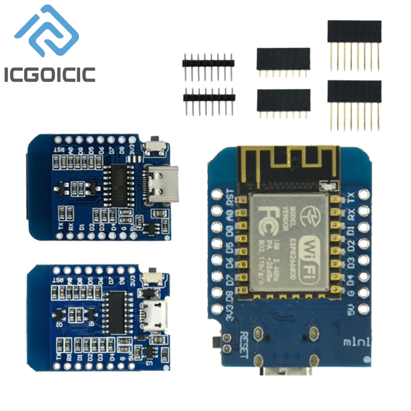 D1 Mini-Mini NodeMcu 4M Bytes  - огляд і ціна Wemos D1