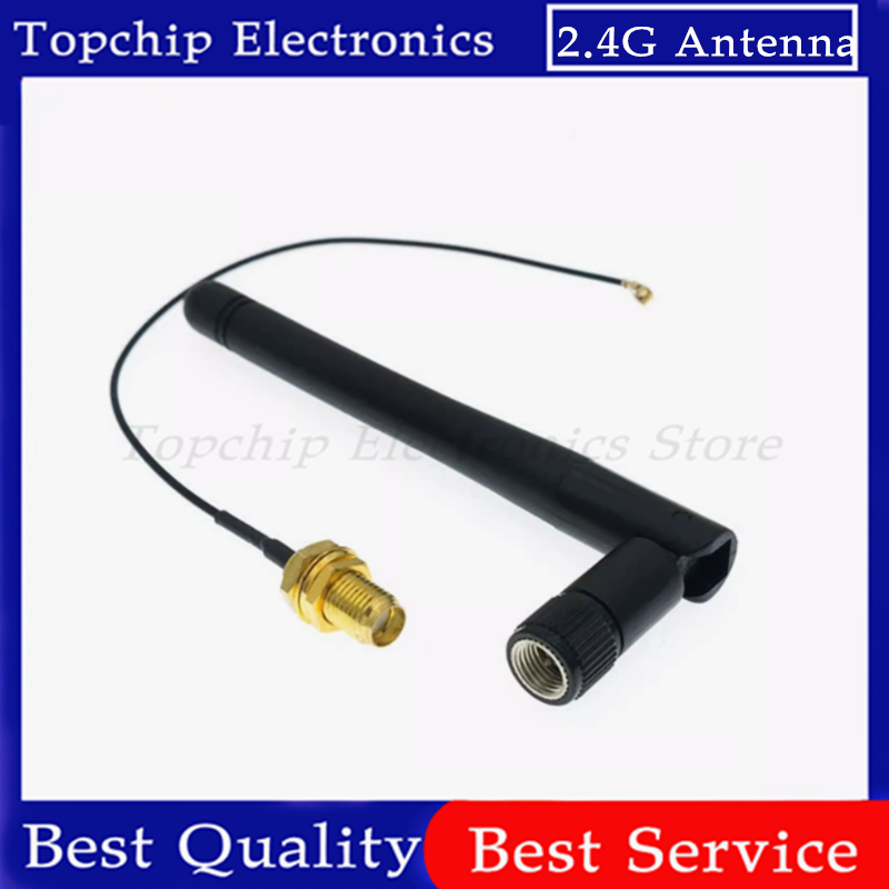 2.4GHz 3dBi WiFi 2.4g Antenna  - огляд і ціна Devkitc