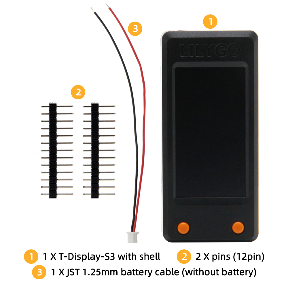 TTGO T-Display-S3 1.9inch IPS  - огляд і ціна Ttgo Tdisplay