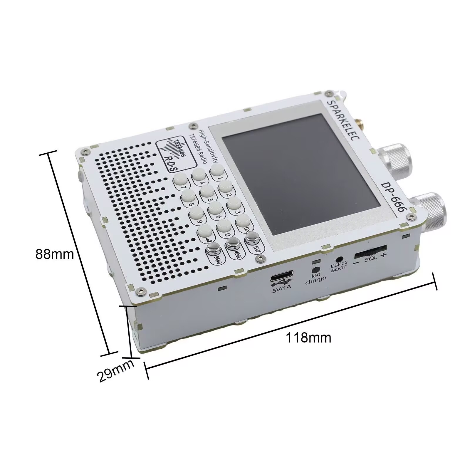 New DP-666 TEF6686 Radio High  - огляд і ціна Devkitc